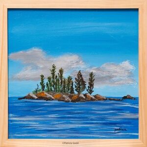 MORNING ON THE BAY - original acrylic on canvas painting